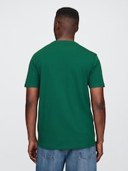 Gap Green Everyday Soft Logo T-Shirt - Image 2 of 5