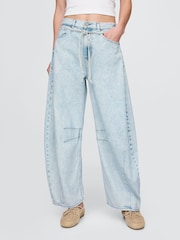 Gap Blue High Waisted UltraSoft Horseshoe Jeans - Image 1 of 6