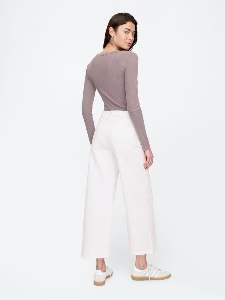 Gap Wide Leg Cropped Jeans - Bild 2 von 6