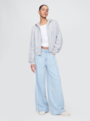 Gap Blue Mid Rise UltraSoft Baggy Jeans - Image 4 of 6