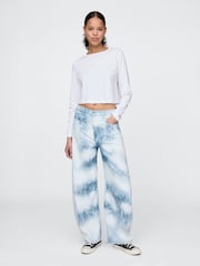 Gap Blue High Waisted UltraSoft Horseshoe Jeans - Image 3 of 6