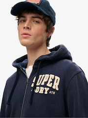 Superdry Vintage Athletic 100% Cotton Zip Hoodie - Imagen 4 de 4