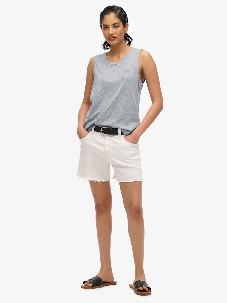 Superdry Grey Studios Strappy Vest - Image 3 of 6