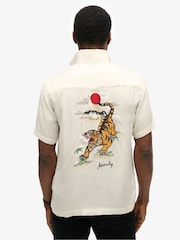 Superdry Cream Merchant Suika Shirt - Image 2 of 6