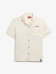 Superdry Cream Merchant Suika Shirt - Image 5 of 6