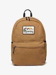 Superdry Brown Workwear Canvas Montana Backpack - Image 1 of 5