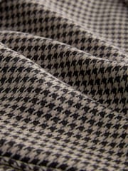 Brown Dogtooth Checked Single Breasted Blazer - Image 7 of 8