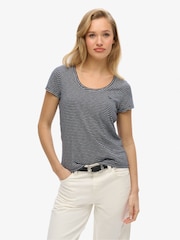 Superdry Blue Studios Scoop Neck T-Shirt - Image 1 of 6