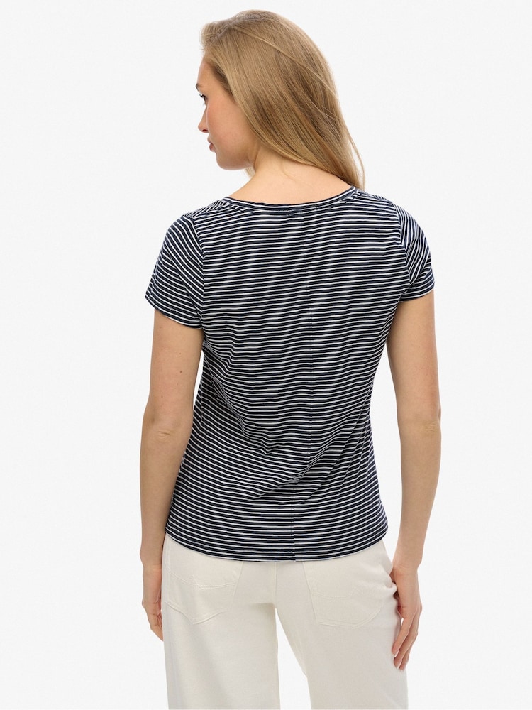 Superdry Blue Studios Scoop Neck T-Shirt - Image 2 of 6