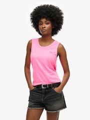 Superdry Light Pink Studios Strappy Vest - Image 1 of 6
