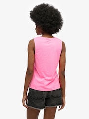 Superdry Light Pink Studios Strappy Vest - Image 2 of 6