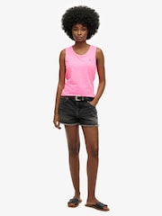 Superdry Light Pink Studios Strappy Vest - Image 3 of 6