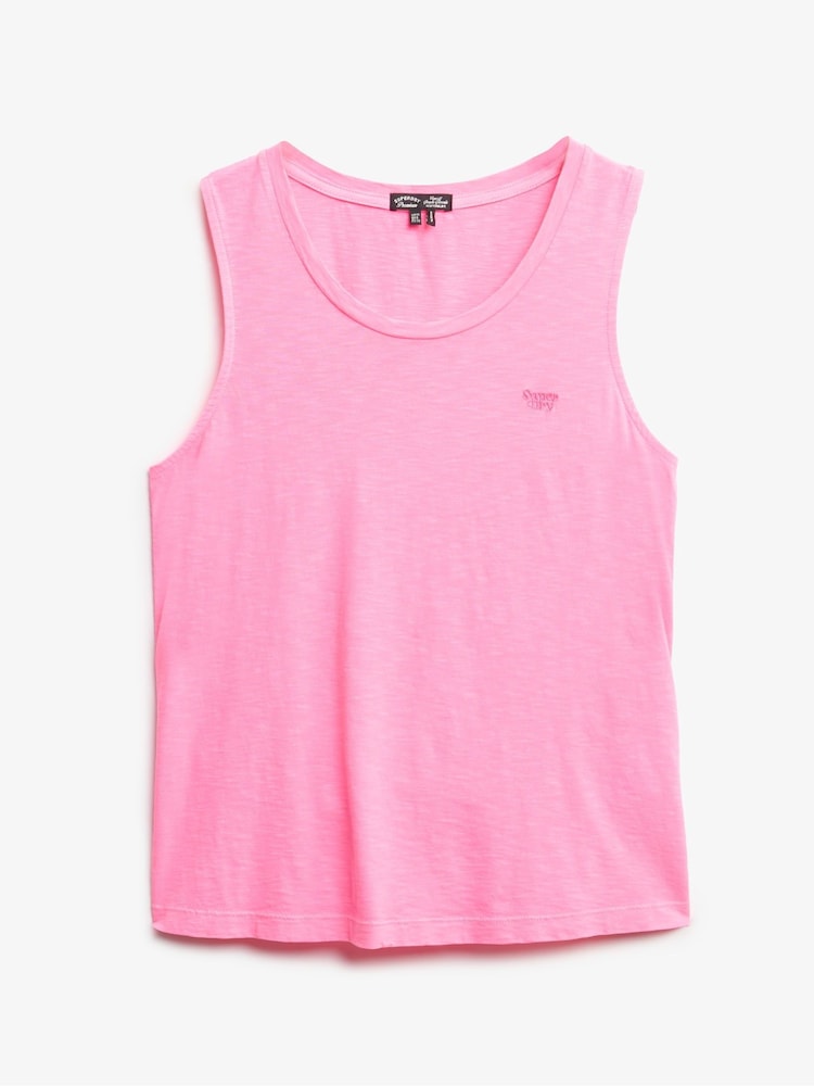 Superdry Light Pink Studios Strappy Vest - Image 5 of 6