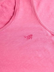 Superdry Light Pink Studios Strappy Vest - Image 6 of 6