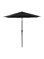 Charles Bentley Black Traditional Market Style Garden Parasol - Image 3 of 4