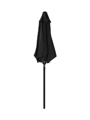 Charles Bentley Black Traditional Market Style Garden Parasol - Image 4 of 4