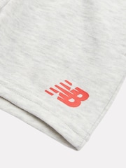 New Balance Red Kids 100% Cotton Hoodie & Shorts Set - Image 5 of 5