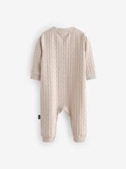 Baker by Ted Baker Stone 'T' Textured Romper - Image 2 of 4
