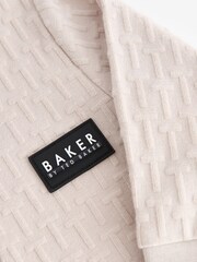Baker by Ted Baker Stone 'T' Textured Romper - Image 3 of 4