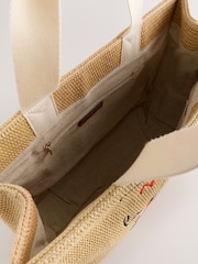 Natural Raffia Effect Tote Bag - Image 9 of 9