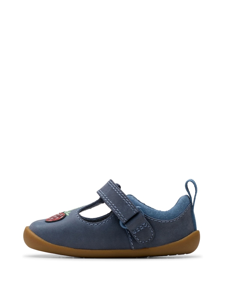 Clarks Blue Standard Fit (F) Pre-Walker Berry Toddler Shoes - Image 3 of 7