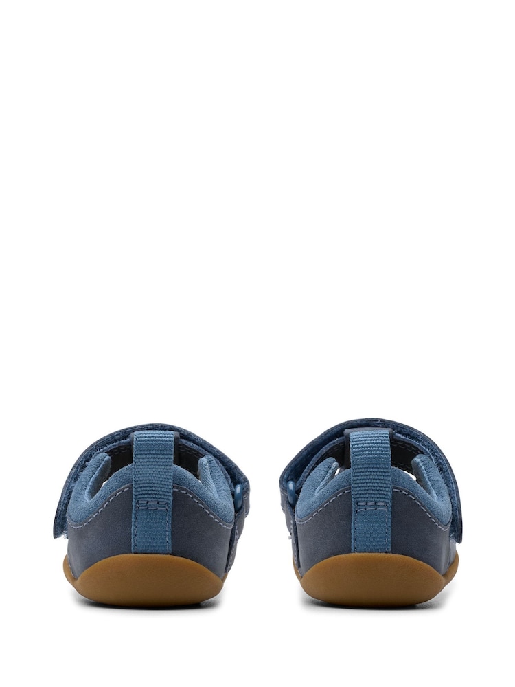 Clarks Blue Standard Fit (F) Pre-Walker Berry Toddler Shoes - Image 6 of 7