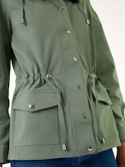Roman Green Buttoned Safari Jacket - Image 5 of 5