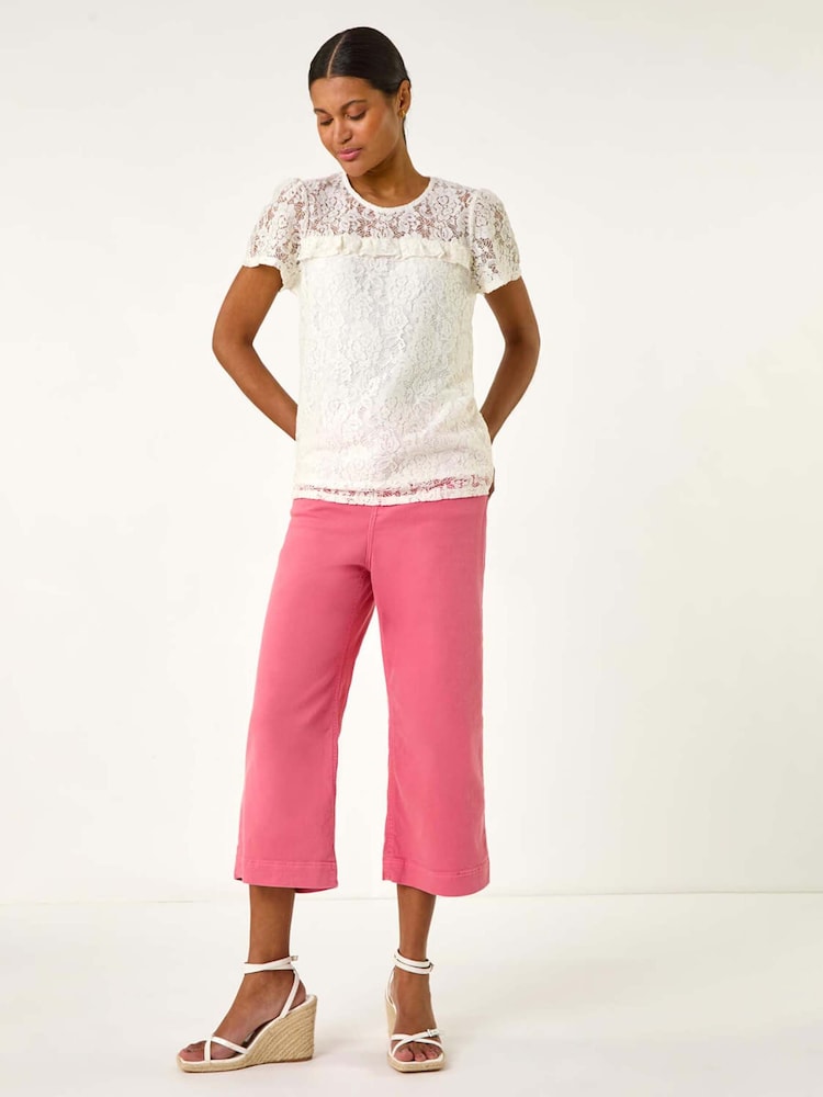 Roman Lace Frill Top - Imagen 2 de 5