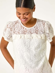 Roman Lace Frill Top - Imagen 4 de 5