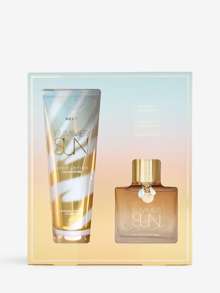 Summer Sun 100ml Perfume and Shimmering Body Lotion Gift Set - Image 3 of 3