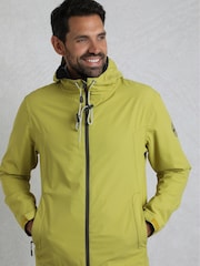 Weird Fish Green Prescott Waterproof Packable Jacket - Image 1 of 9