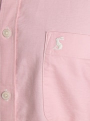 Joules Oxford Pink Long Sleeve Classic Fit Cotton Shirt - Image 7 of 10