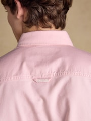 Joules Oxford Pink Long Sleeve Classic Fit Cotton Shirt - Image 9 of 10