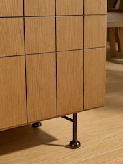 MADE.COM Oak Corin Tall Sideboard - Image 3 of 5