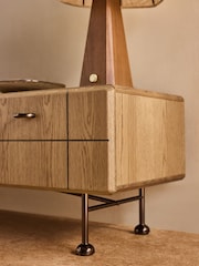 MADE.COM Oak Corin Up to 55 Inch Wide TV Unit - Image 3 of 8