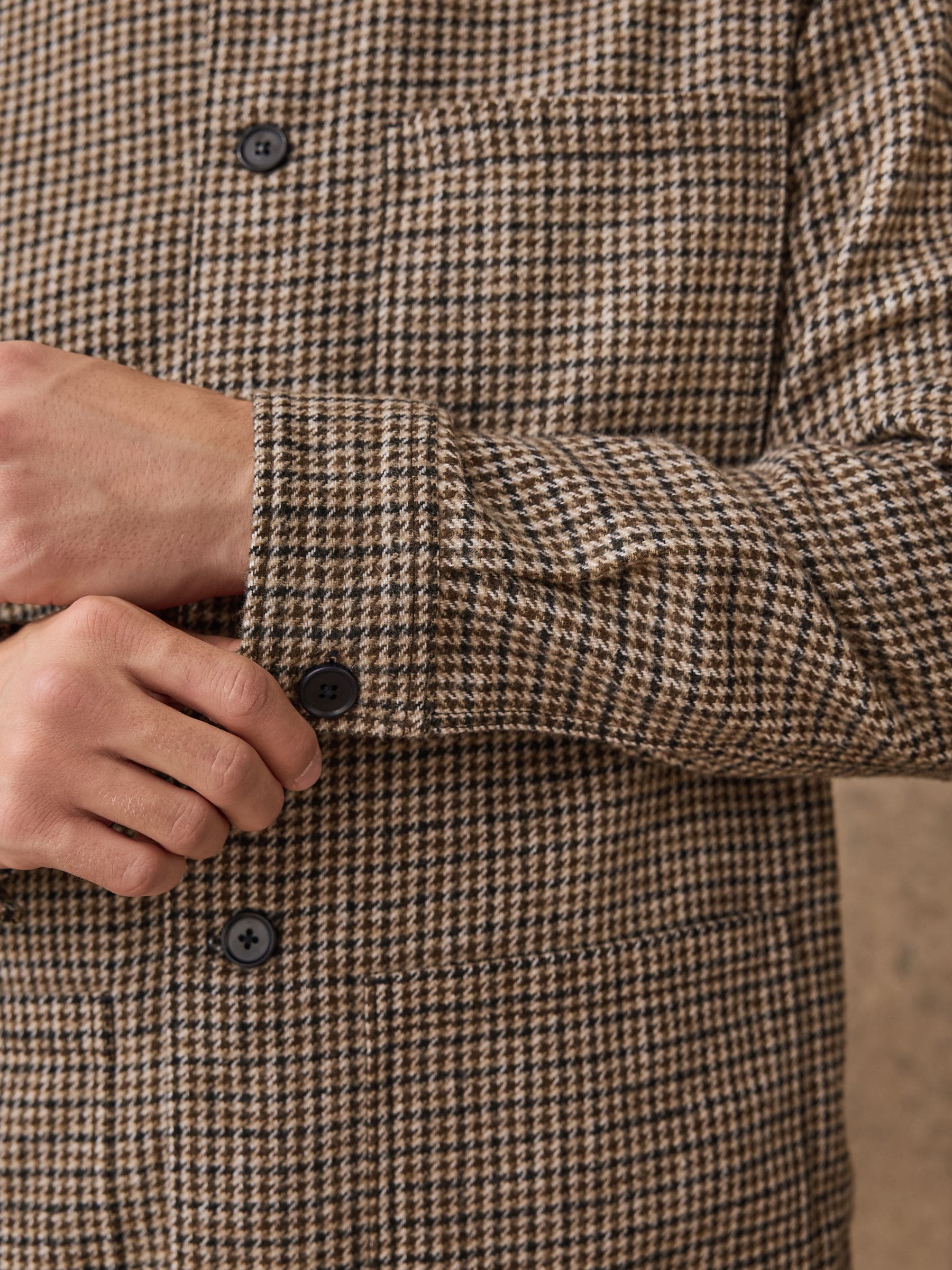 Buy Brown Heritage Check Shacket Overshirt from Next USA