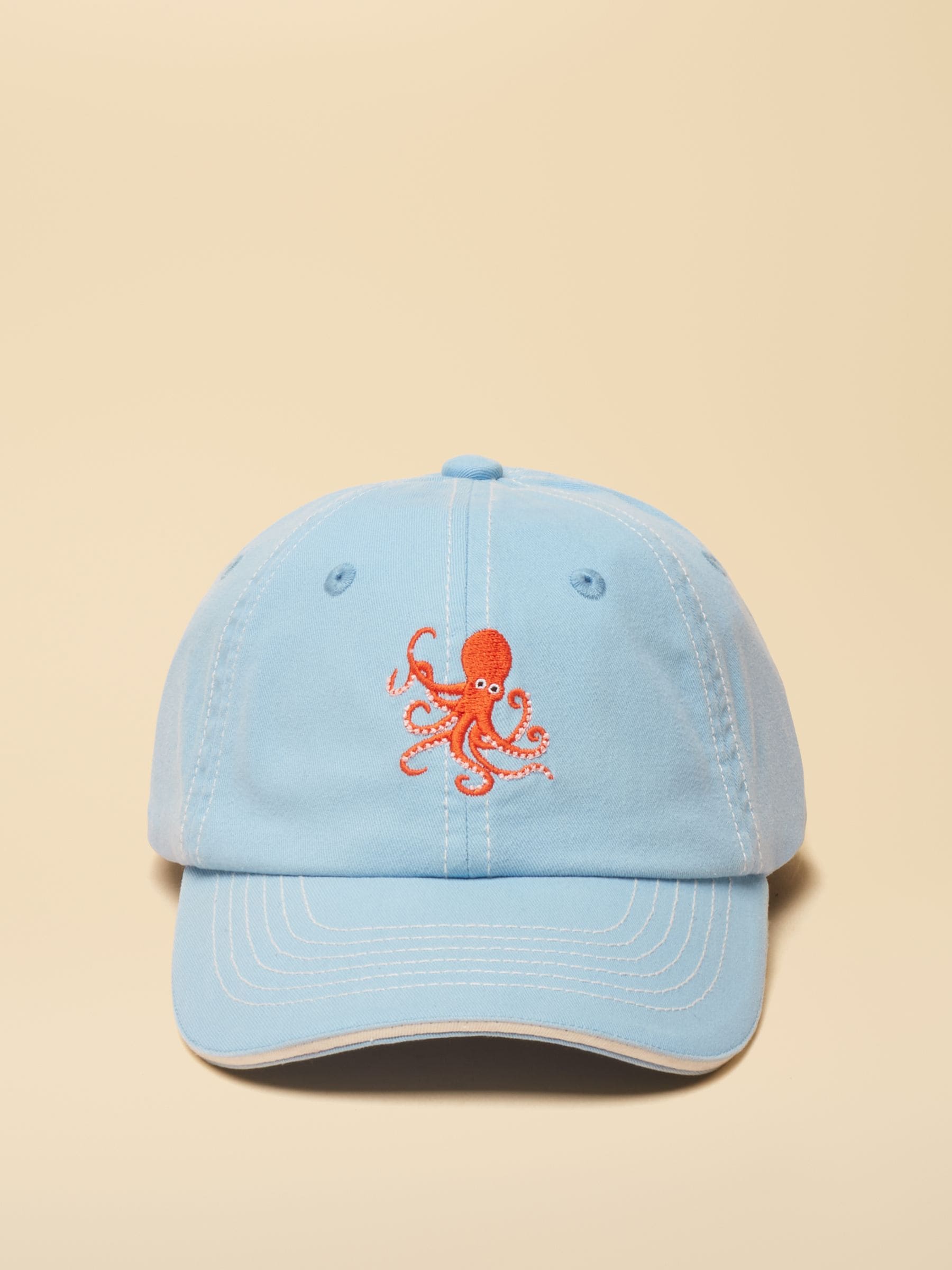 Joules Boys ' Daley Baseball Cap Blue Octopus Size 8-12 Yrs Kids