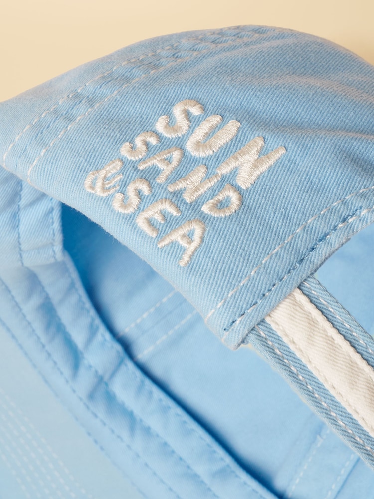 Joules Kids' Daley Blue Octopus Baseball Cap - Image 4 of 4 Joules Kids' Daley Blue Octopus Baseball Cap - Image 4 of 4