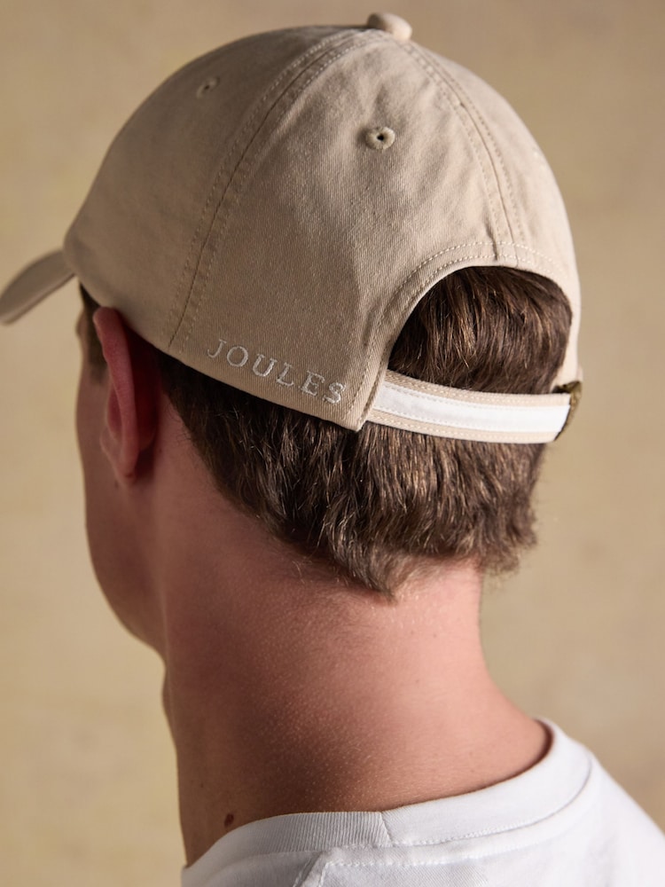 Joules Daley Neutral Embroidered Baseball Cap - Image 2 of 3