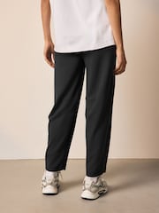 Black Premium Heavyweight Slinky Barrel Leg Joggers - Image 3 of 3