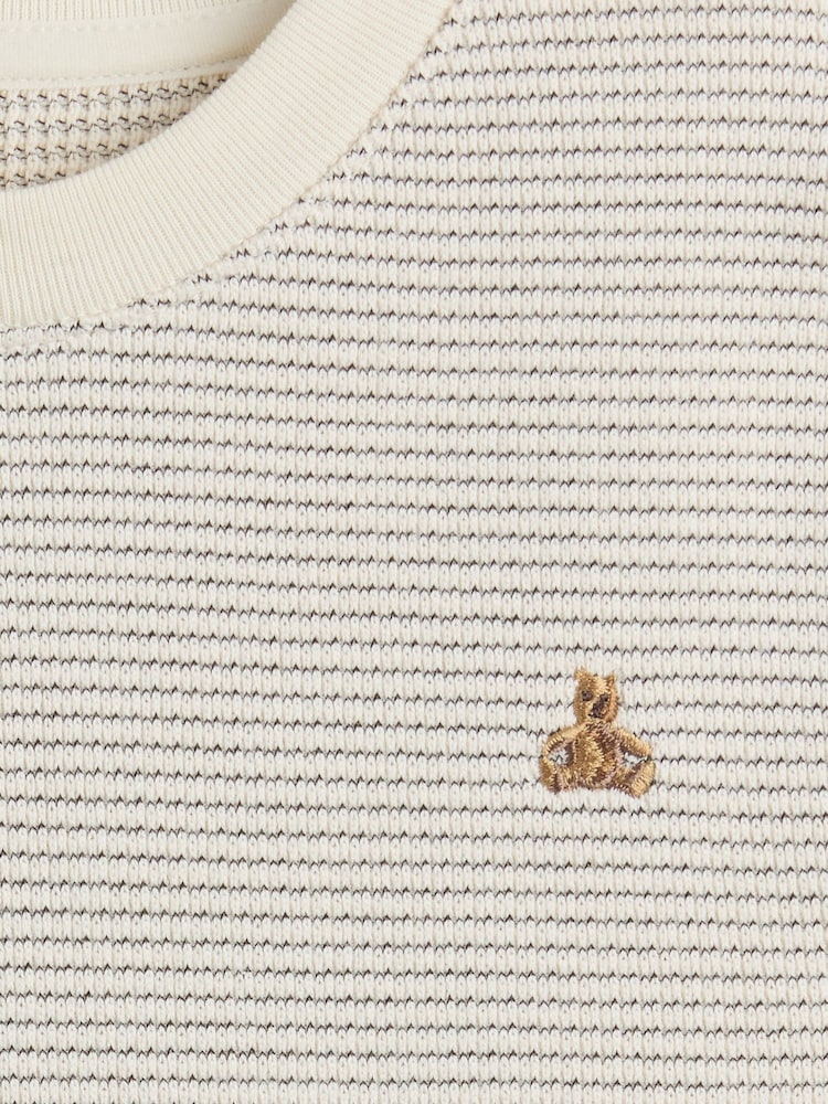 Gap Beige Brannan Bear Textured T-Shirt & Shorts Outfit Set (6mths-5yrs) - Image 4 of 4