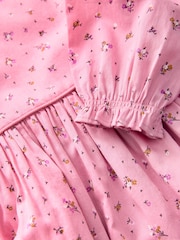 Pink Frill Long Sleeve Dress (3mths-8yrs) - Image 8 of 8