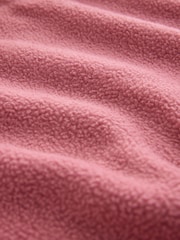 Rosa blush - Popper Neckline Detailing Longsleeve Ribbed Crewneck Sweatshirt - Imagem 9 de 9