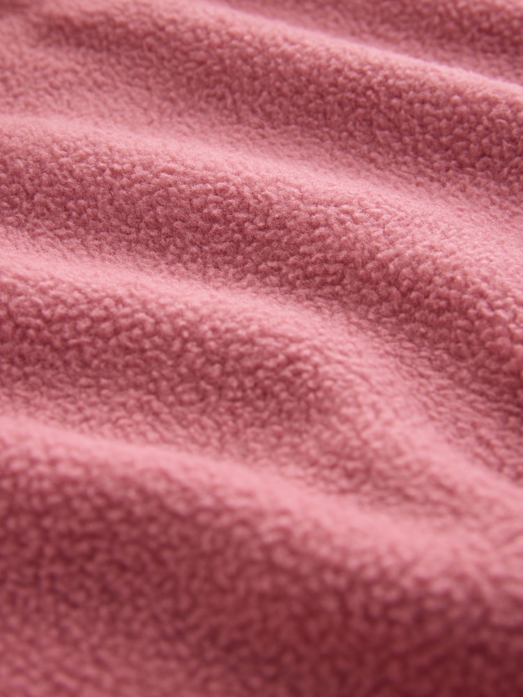 Rosa blush - Popper Neckline Detailing Longsleeve Ribbed Crewneck Sweatshirt - Imagem 9 de 9
