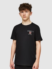 Black Zavetti Canada Boys Matera T-Shirt - Image 1 of 7