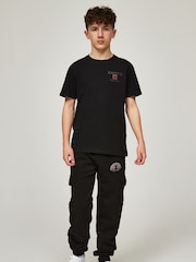 Black Zavetti Canada Boys Matera T-Shirt - Image 3 of 7
