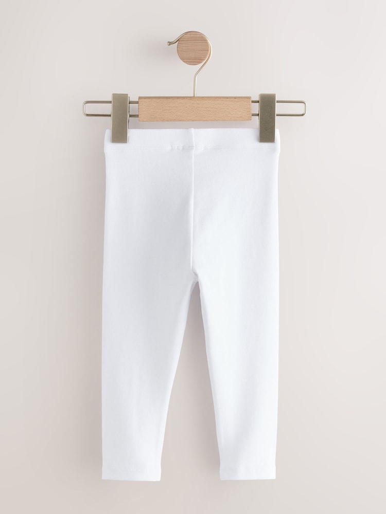 White Plain Leggings (3mths-7yrs) - Image 2 of 4 White Plain Leggings (3mths-7yrs) - Image 2 of 4