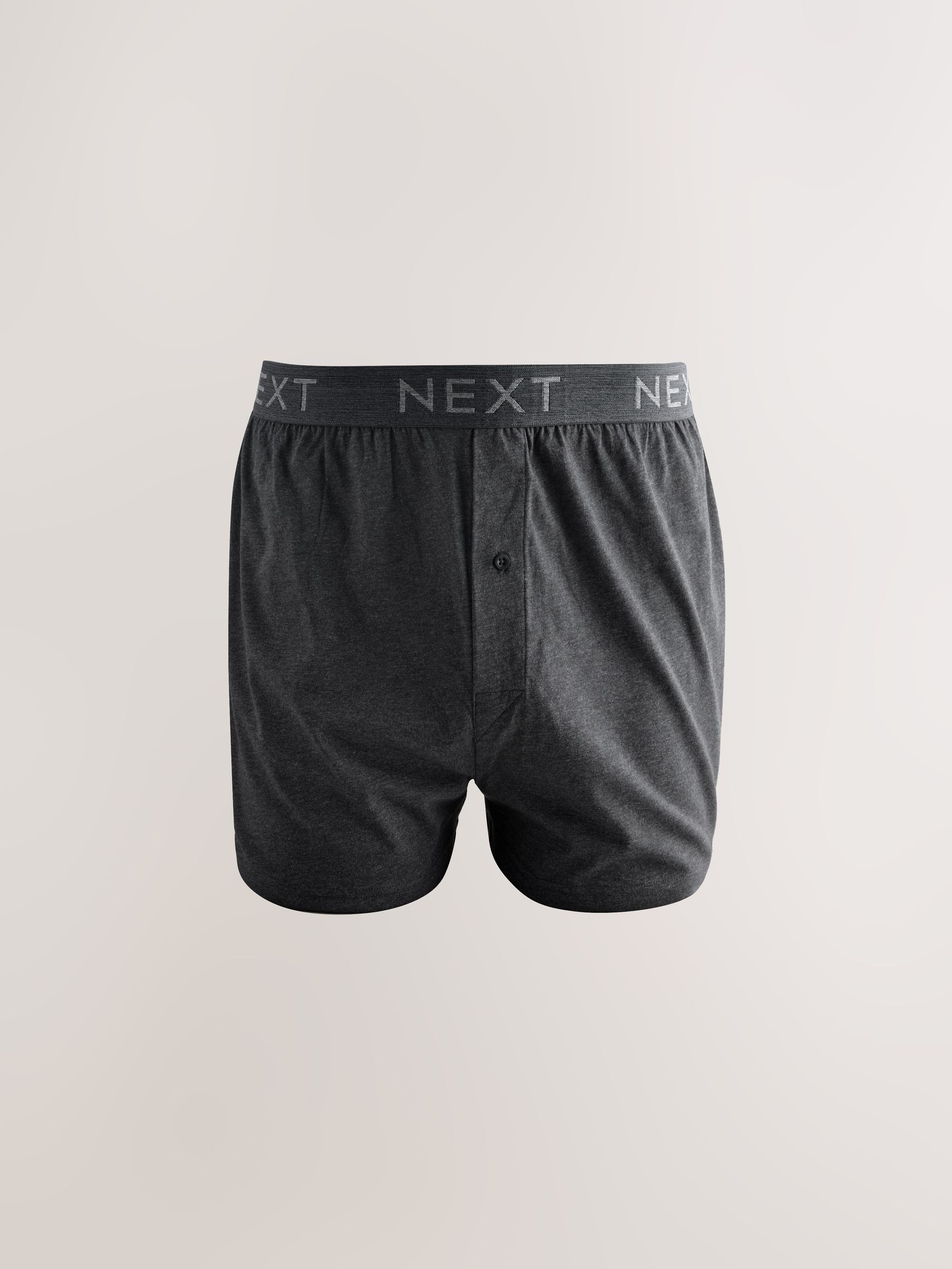 Buy Blue/Grey Marl 10 pack Loose Fit Boxers from Next United Arab