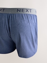 Blue/Grey Marl 10 pack Loose Fit Boxers - Image 12 of 14