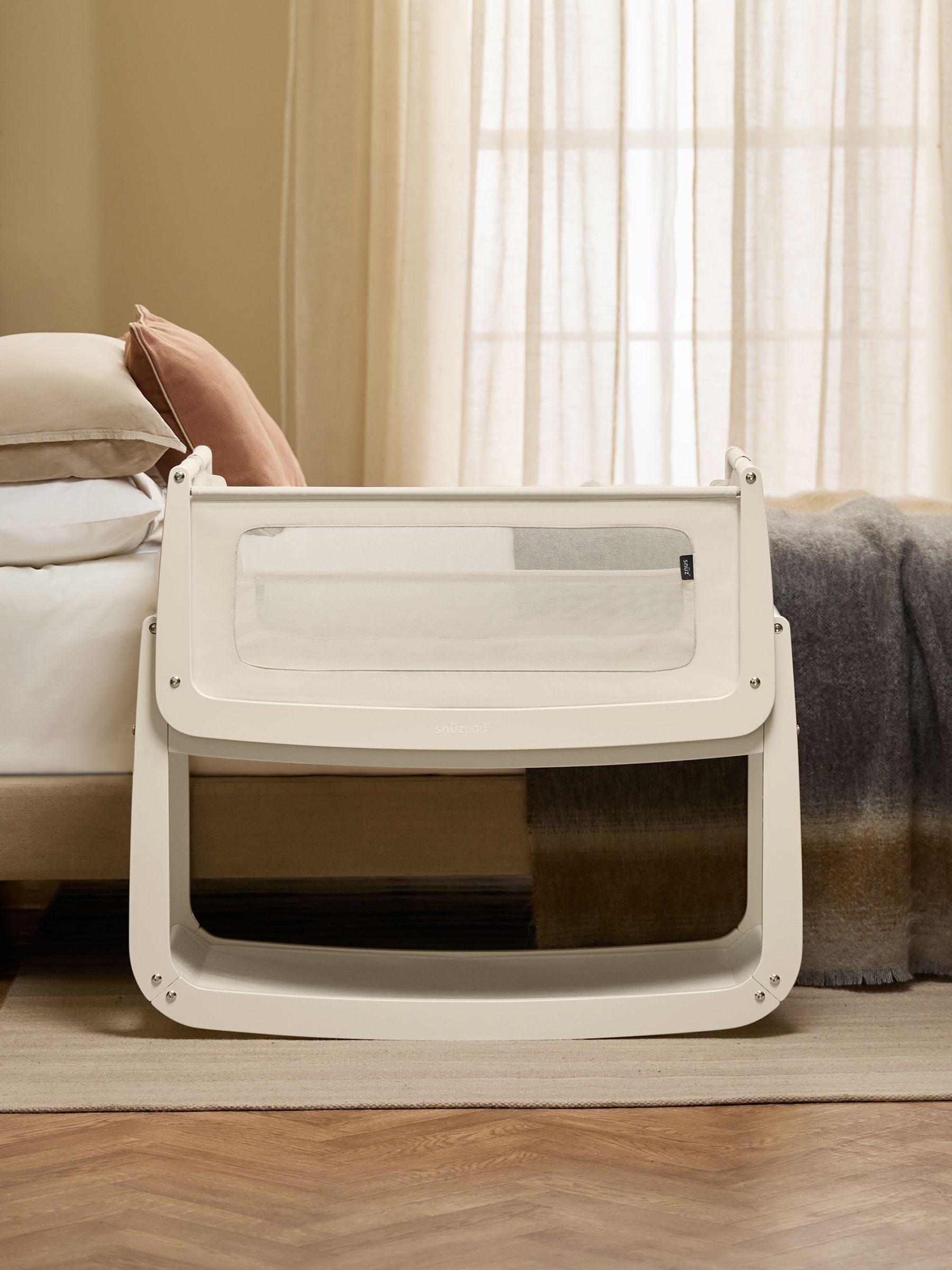 Snuz - Bedside Crib - Cashmere - 6 Months - Image 2